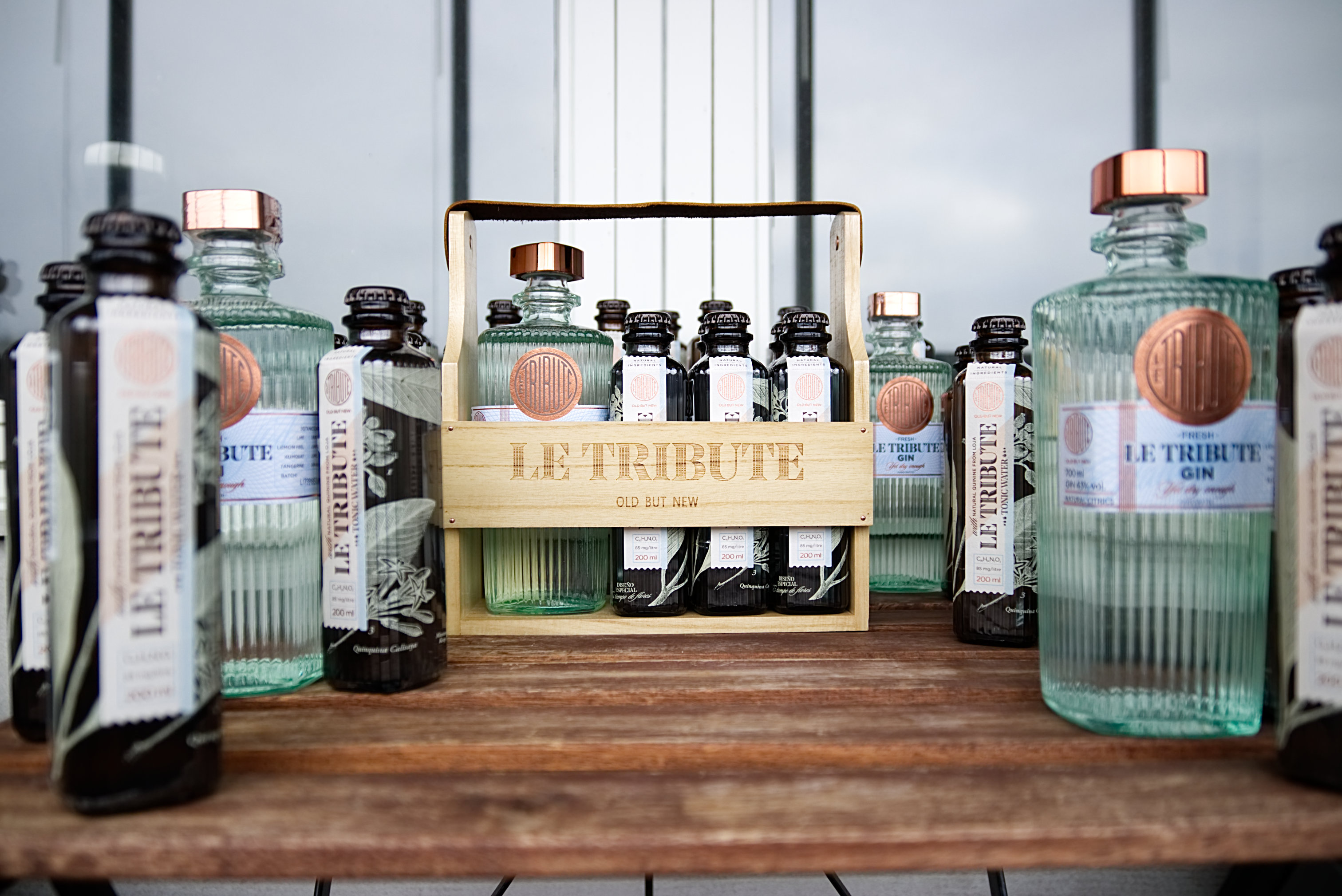 Le Tribute Gin with tonics